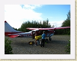 Alaska 389 * Brian and Janet load our gear onto the bush plane at the Dry Bay airstrip prior to takeoff. * Brian and Janet load our gear onto the bush plane at the Dry Bay airstrip prior to takeoff. * 2816 x 2112 * (3.0MB)